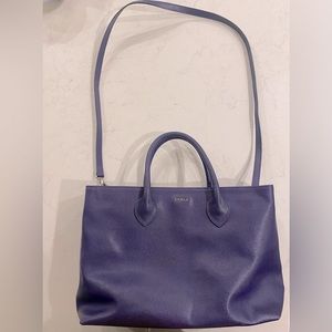 Furla Navy Leather Crossbody